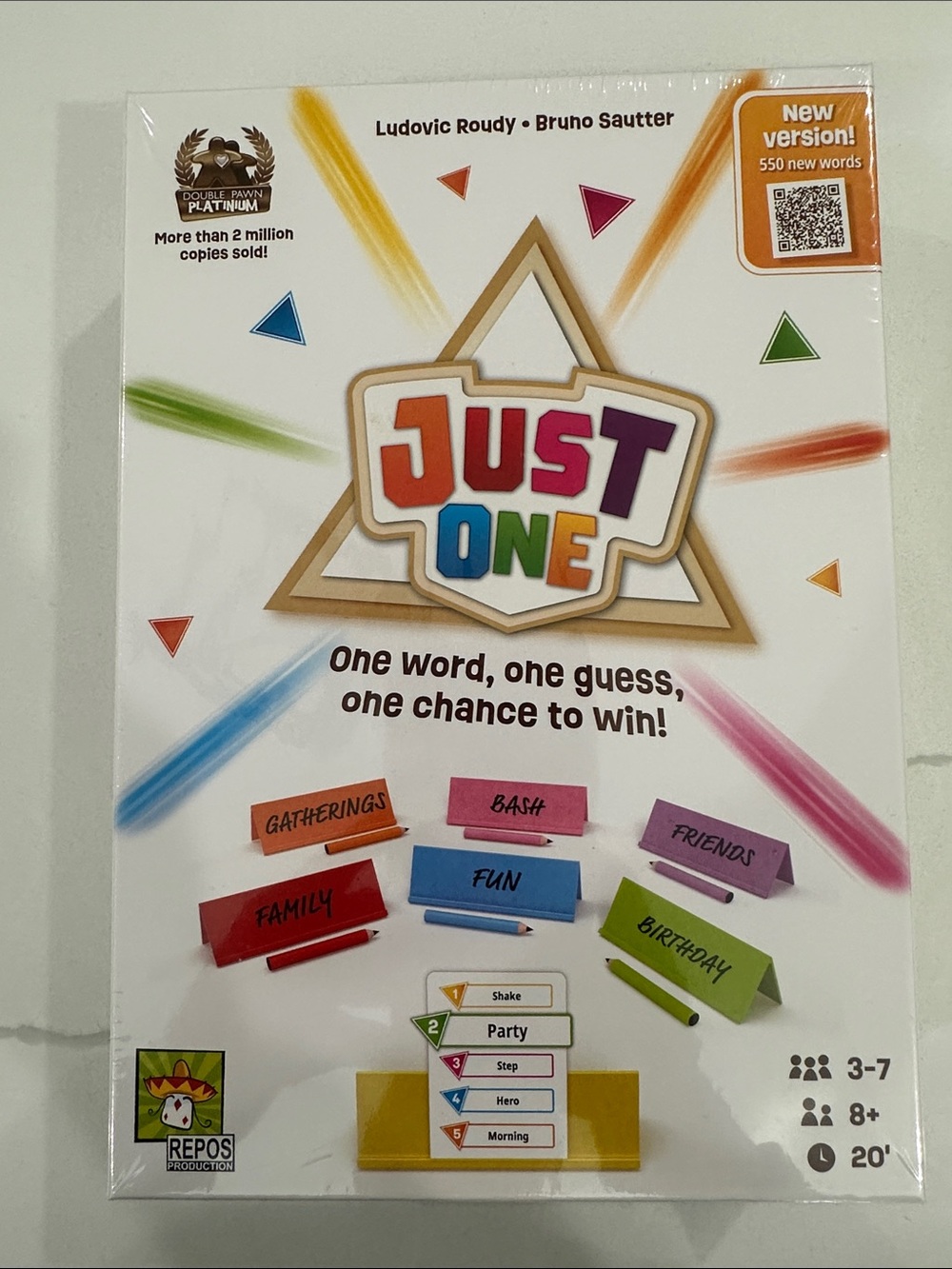 Just One Party Word-Guessing Game - White Color -